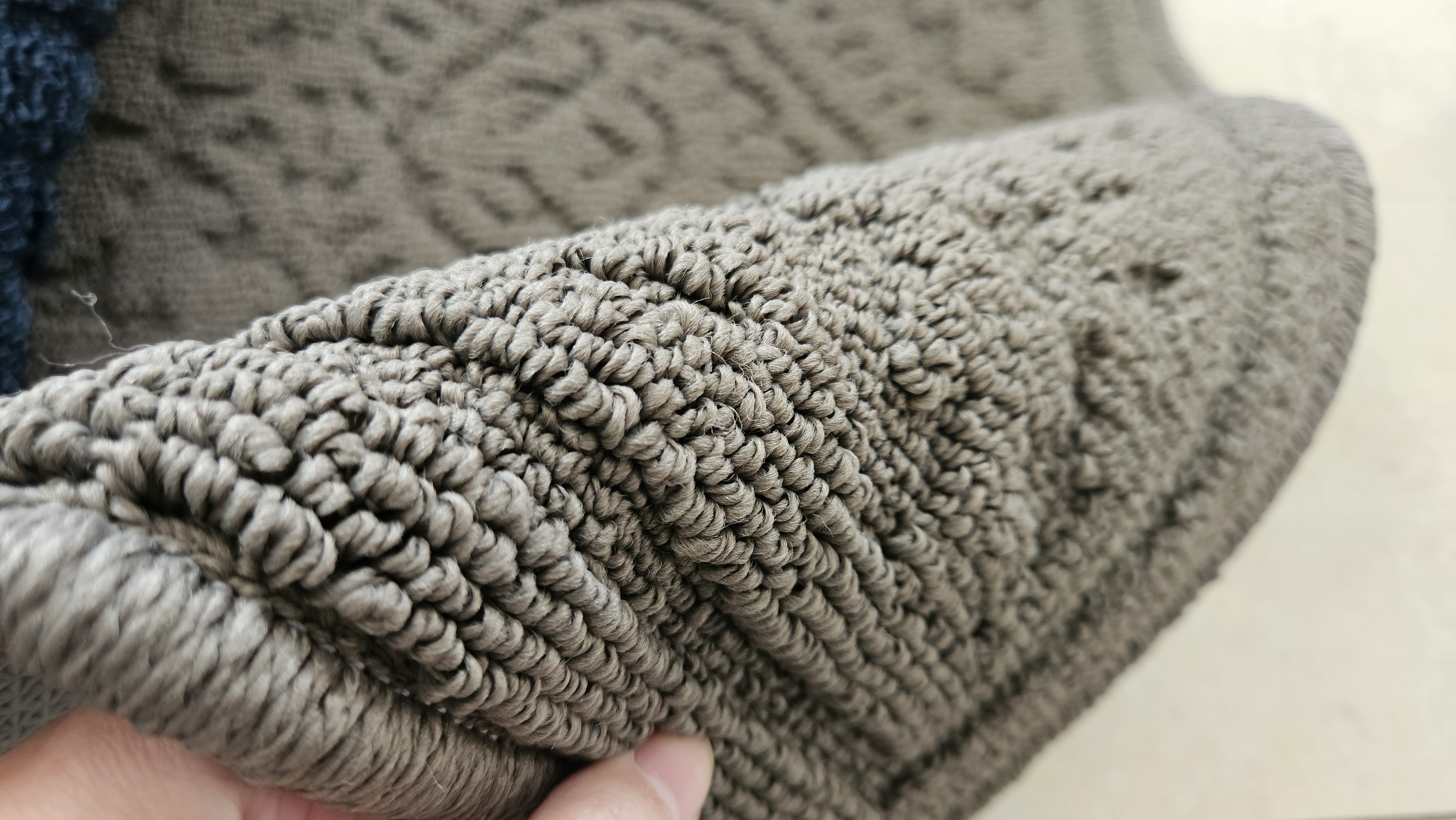 Круглая бархатная скребковая песчаная подушка для дисплея (6)