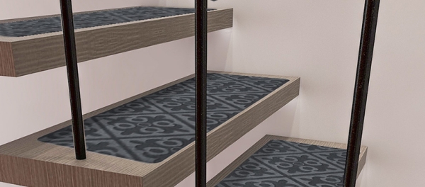 Схема отображения лестничного коврика