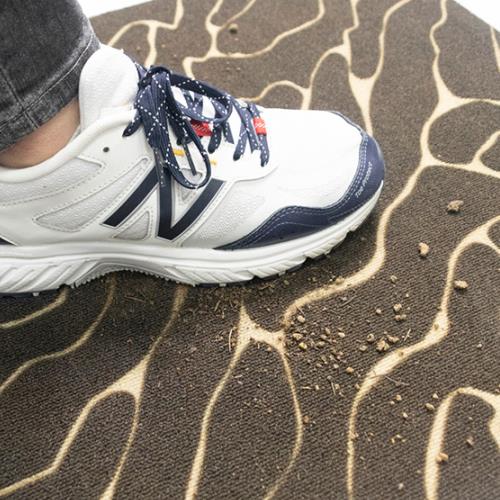 Дисплей для топания дверного коврика с бархатным принтом