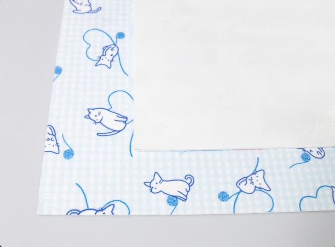 Сращивание детских подушечек с противоскользящей подложкой