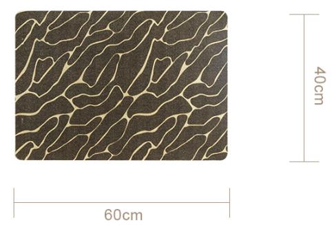 Индивидуальный размер бархатного дверного коврика с петлей