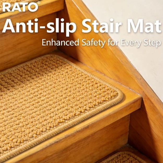 Высококачественные противоскользящие коврики для лестницы от RATO для покупателей со всего мира