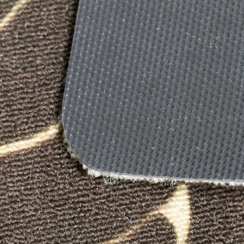 Круглая подложка дверной накладки с бархатным принтом