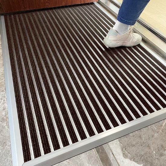 Приветственный дверной коврик из сверхпрочного алюминиевого сплава