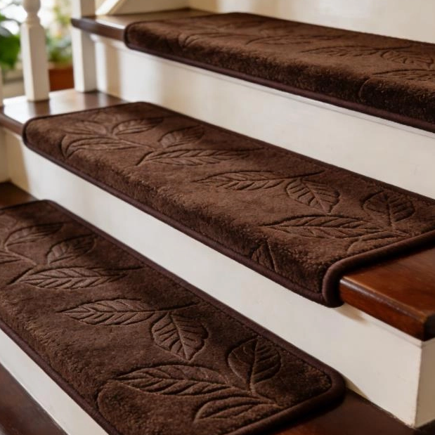 Коврик для лестницы из прессованных цветов: инновационное сочетание противоскользящей безопасности и эстетики дома, открывающее новый голубой океан для роста дистрибьюторов