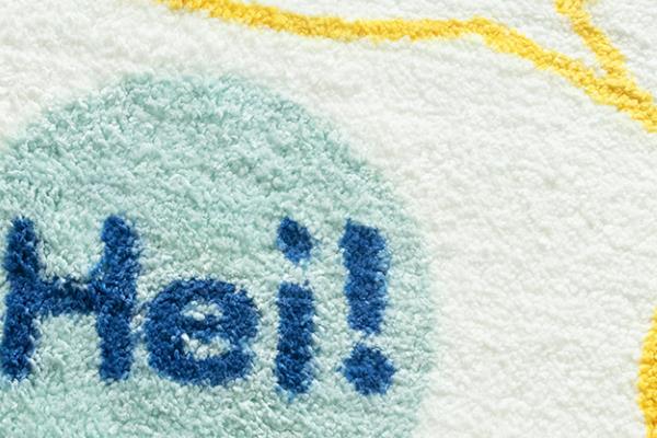 Крупным планом плюшевая поверхность коврика для ванны