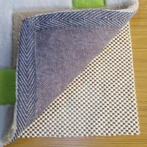 Нескользящая подкладка для коврика с плотной сеткой, бытовая износостойкая, белая