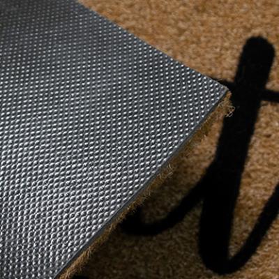 Крупный план подложки дверной подушки из имитации кокосовой пальмы