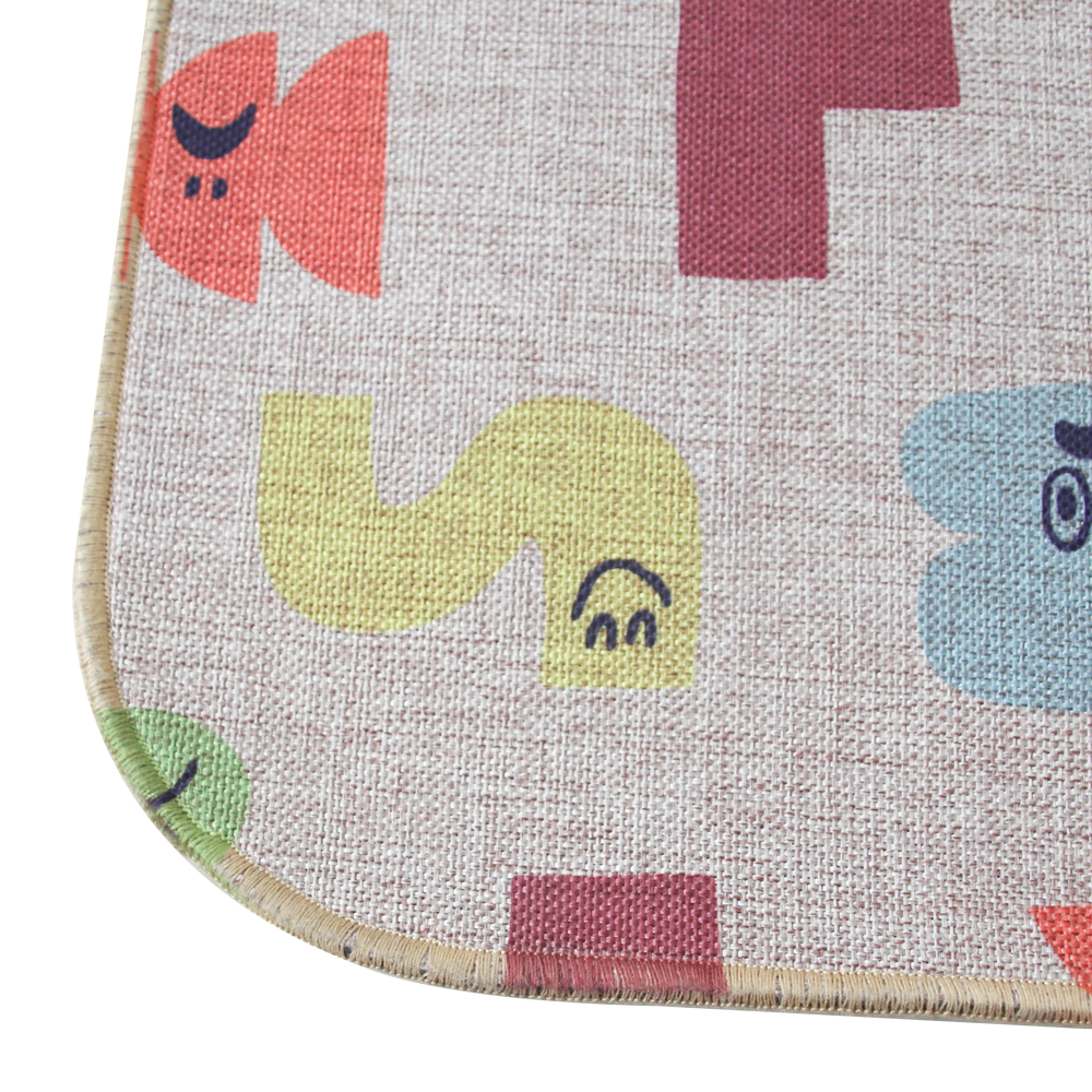 Крупный план углами коврика