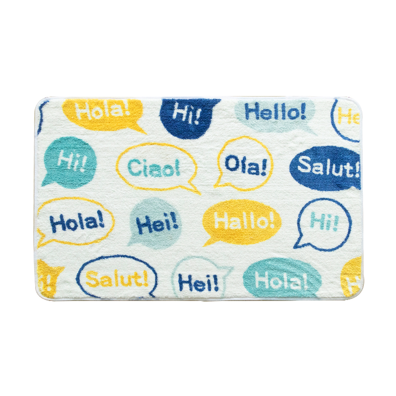 Плюшевый коврик для ванной комнаты - роскошный впитывающий противоскользящий коврик